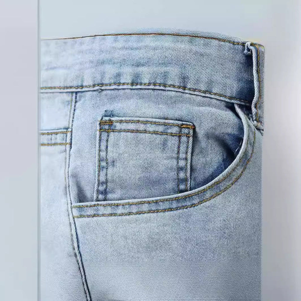 Fashion Wash Jeans Men's Ripped