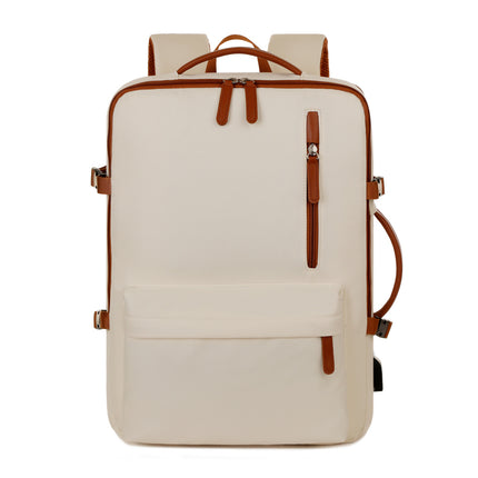Business Travel Laptop Bag With Dual-Shoulder USB Charging Port