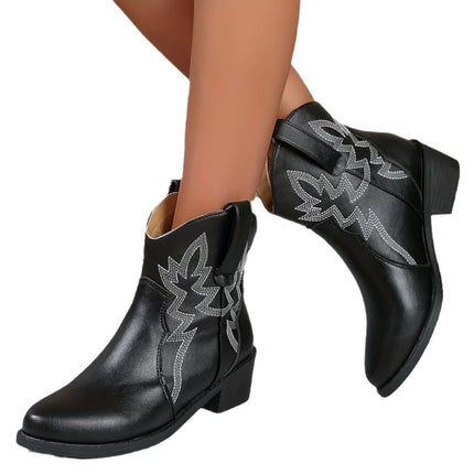 Spring And Summer Wedge Women's Round Toe Boots