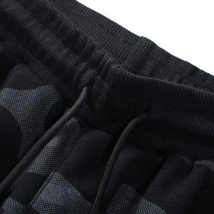 Men's Autumn Winter Cotton Casual Plus-sized Ankle Banded Pants