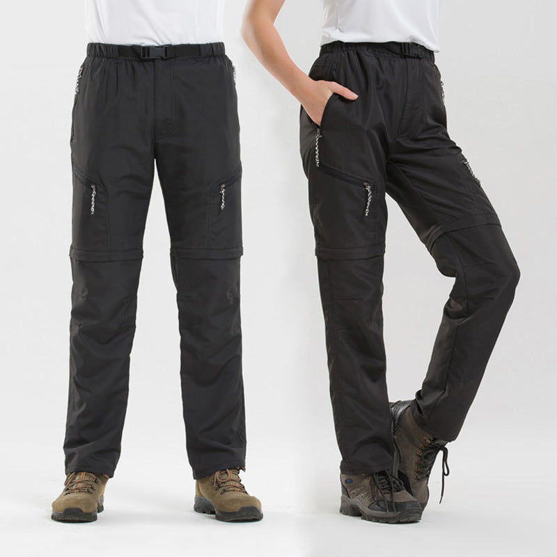Outdoor Sports Detachable Two-piece Mountaineering Quick-dry Pants