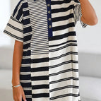 Black Stripe / S / 95%Cotton+5%Elastane