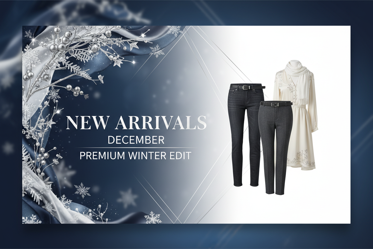 New December Arrivals Banner